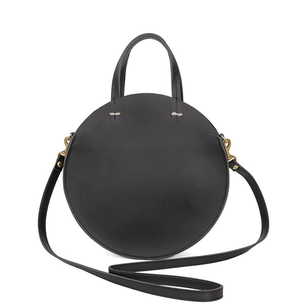 Clare V. Alistair Petite Leather Circle Crossbody
